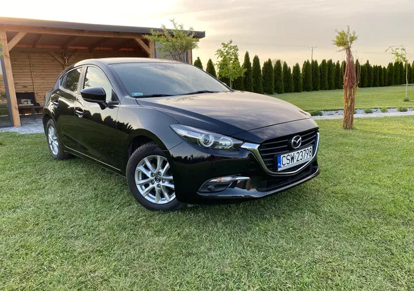 mazda Mazda 3 cena 63900 przebieg: 93900, rok produkcji 2018 z Golczewo